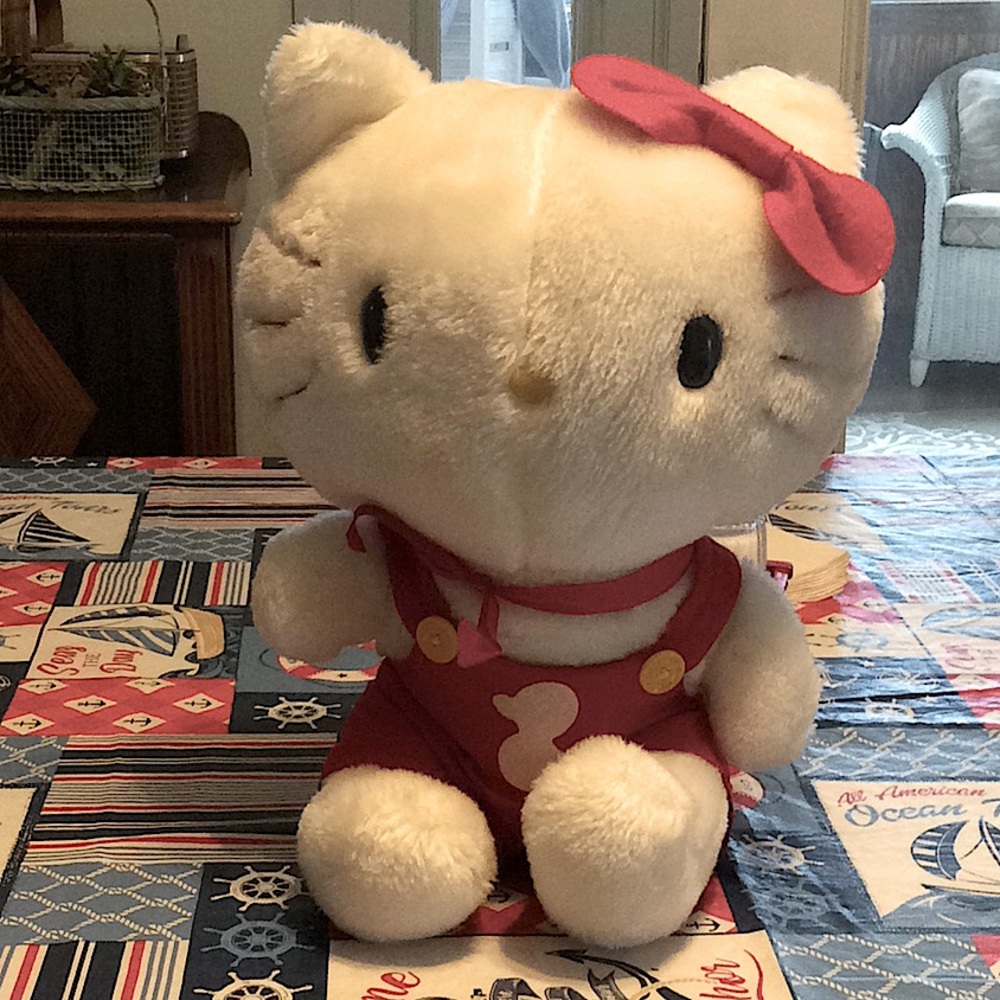 Vtg Hello Kitty 1976 Child Ordinance 13” plush toy